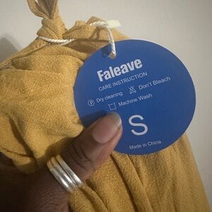 Faleave Mustard Yellow Pants